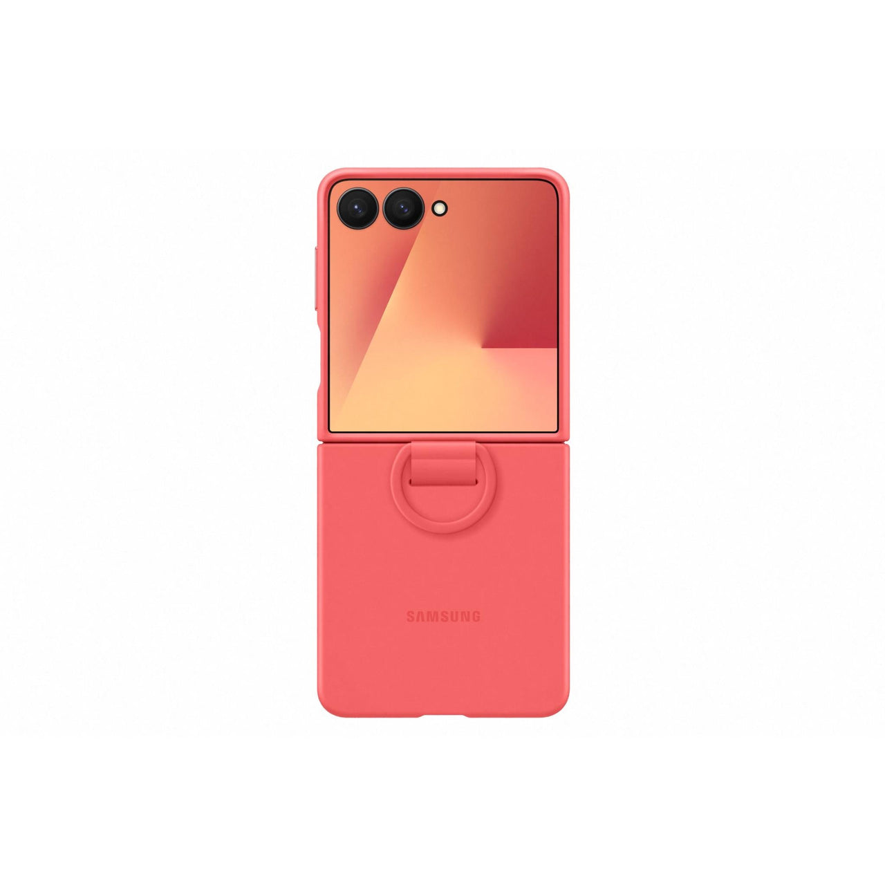 Samsung Silicone Ring Case for Galaxy Flip 7 - Red