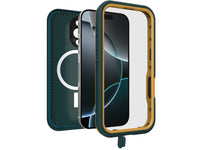 Thumbnail for OtterBox Fre MagSafe Waterproof Case for  iPhone 16 Pro - Green