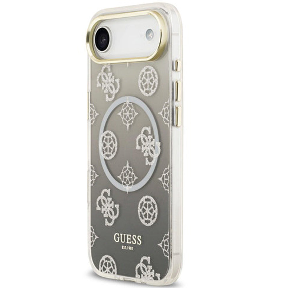 Guess Peony Gradient Glitter Magsafe Case for iPhone Air - Grey
