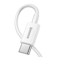 Thumbnail for Baseus Superior Series USB-C to Lightning 20W Fast Charging Cable Cord 1M - White