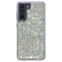 Thumbnail for Case-Mate Twinkle Case Antimicrobial for Samsung Galaxy S21 FE 5G - Stardust