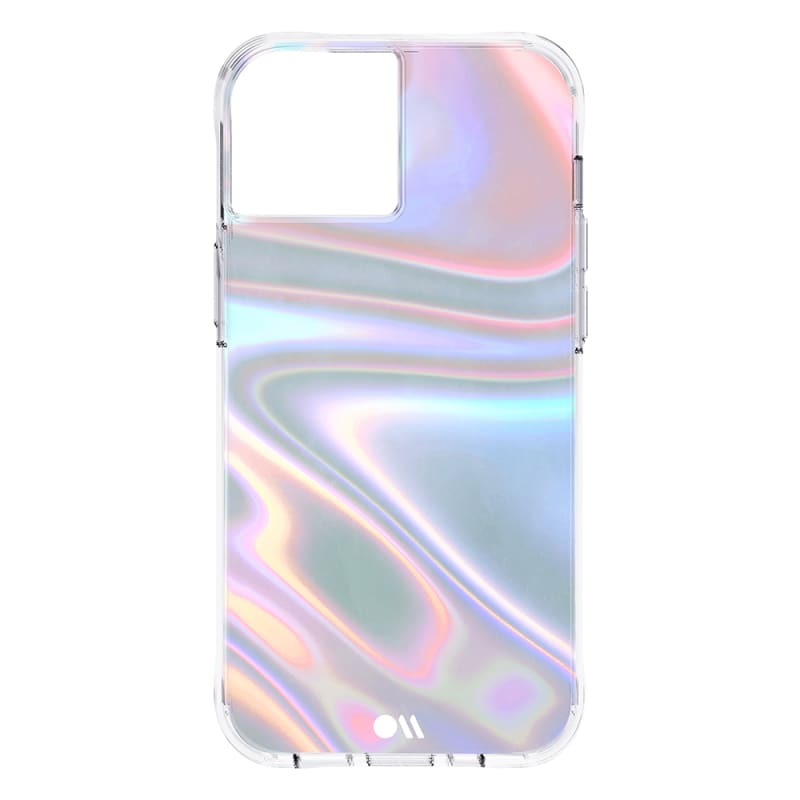 Case-Mate Soap Bubble Case Antimicrobial for iPhone 13 (6.1") - Iridescent