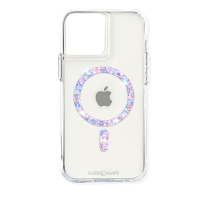 Case-Mate Twinkle Clear Case MagSafe-For iPhone 14Plus - Clear/Diamond