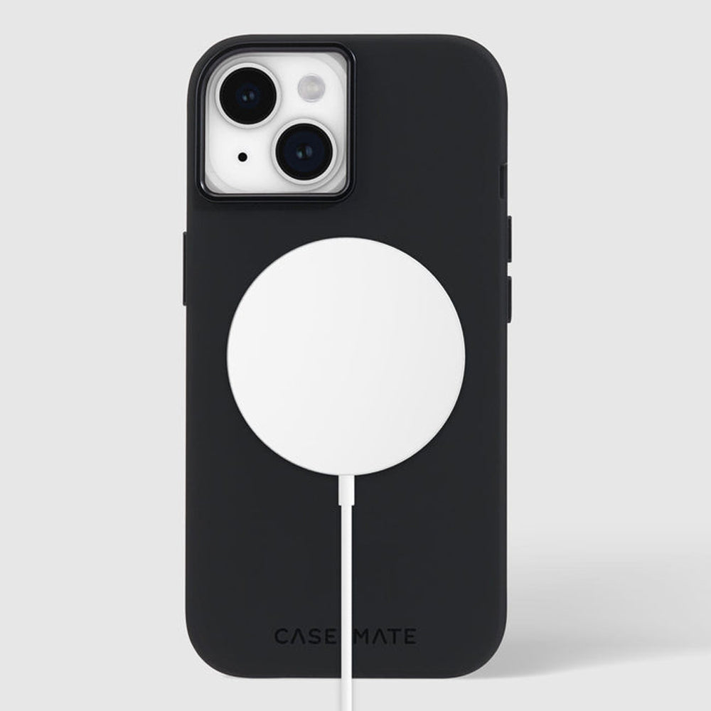 Case-Mate Silicone MagSafe Case For iPhone 15 - Black