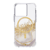 Thumbnail for Case-Mate Karat MagSafe Case For iPhone 15 - White / Gold