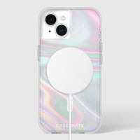 Thumbnail for Case-Mate Soap Bubble MagSafe Case For iPhone 15 Plus - Iridescent