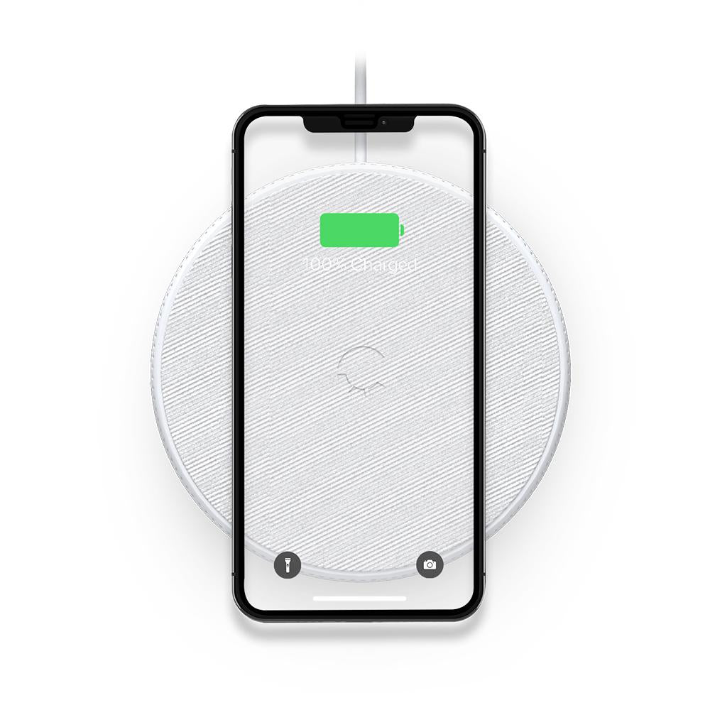 Cygnett PowerBase II Wireless Desk Phone Charger - White