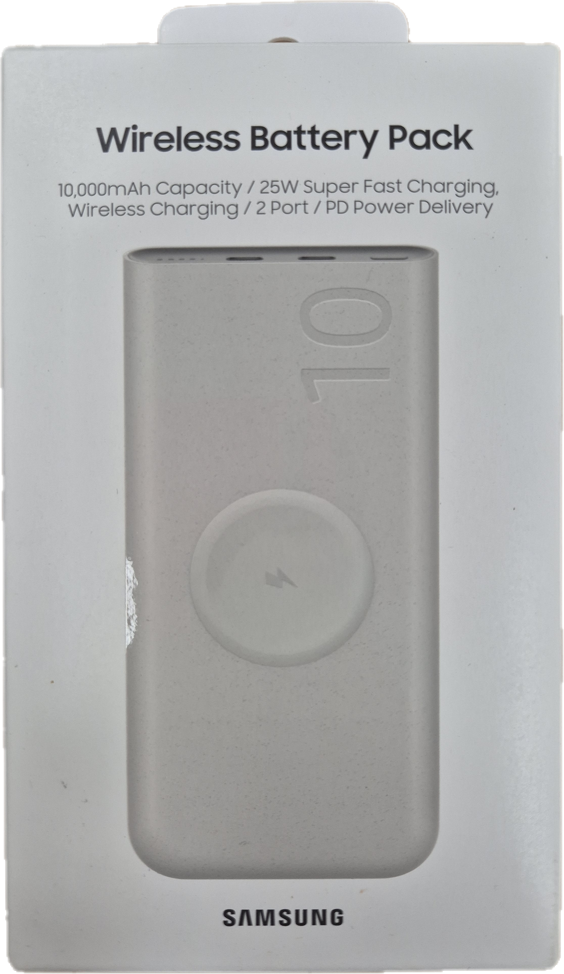 Samsung 25W Wireless Charging Super FAST 2 x USB-C Port PD 10000mAh Slim Power Bank Battery Pack