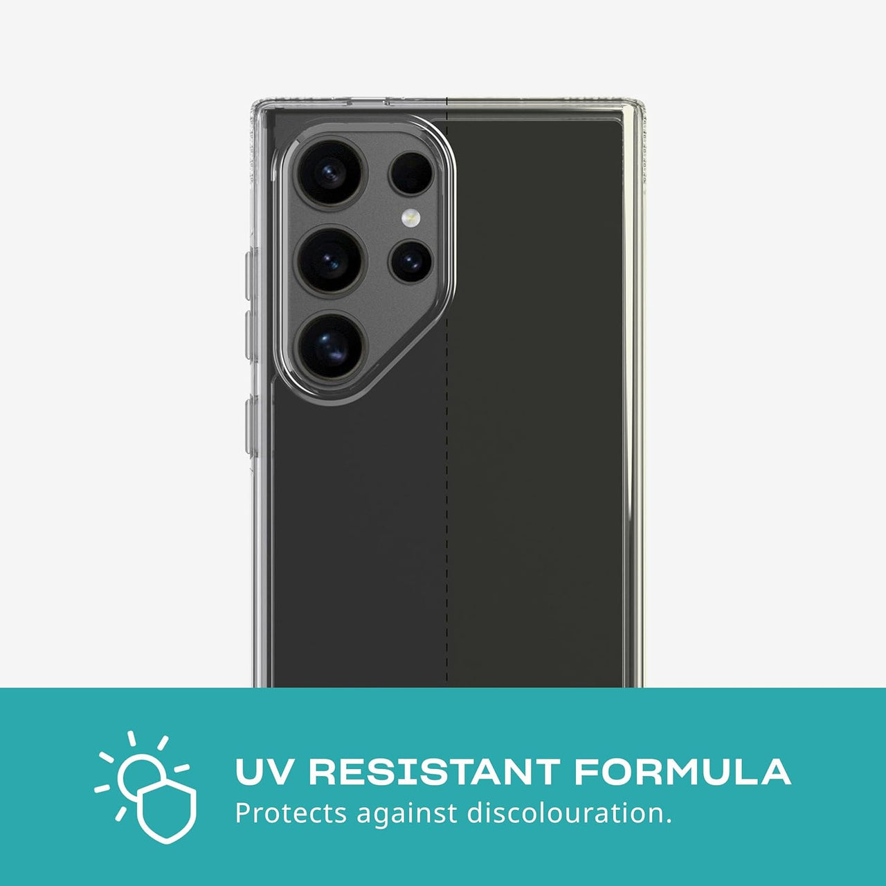 Tech21 EvoClear Case for Samsung Galaxy S24 Ultra - Clear