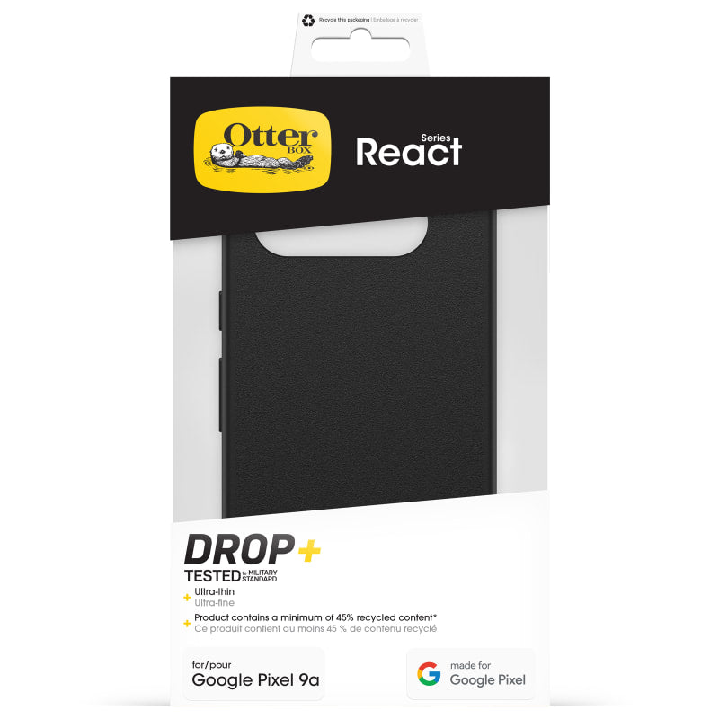 Otterbox React Case for Google Pixel 9a - Black