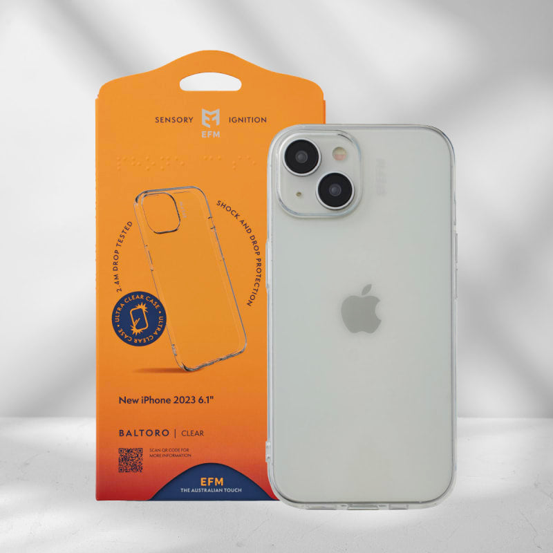 EFM Baltoro Case Armour For iPhone 15 Plus - Clear