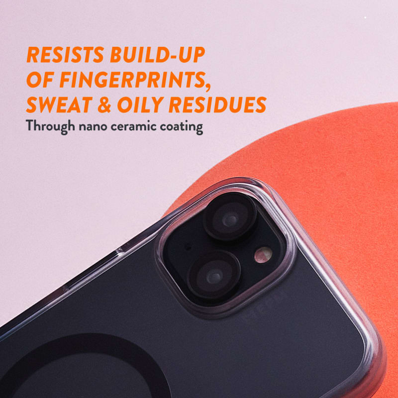 EFM Camera Lens Screen Armour for iPhone 15/15 Plus - 6.1" and 6.7" - Carbon