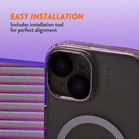 Thumbnail for EFM Camera Lens Screen Armour for iPhone 15/15 Plus - 6.1