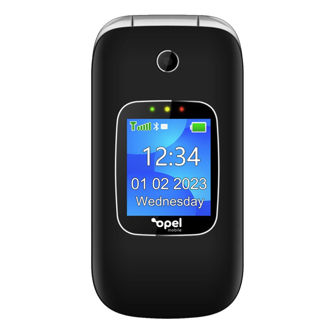 Opel Flip Phone 6 (2.4'', Keypad) - Black