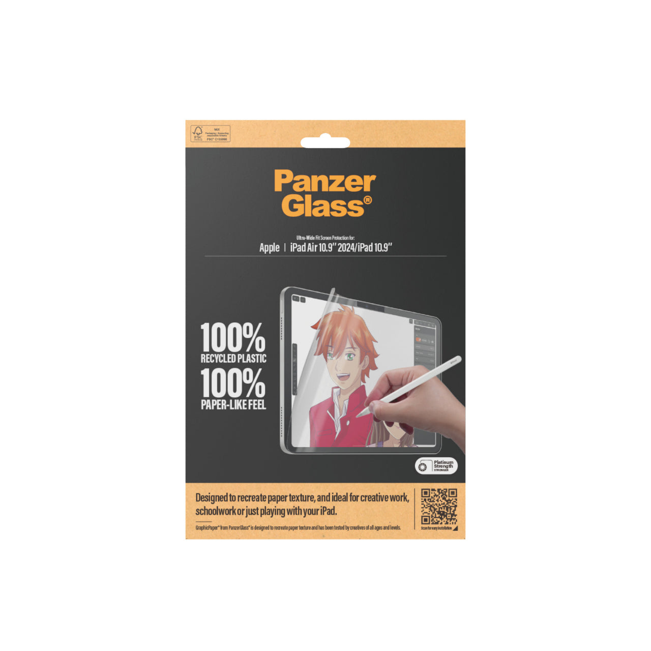 PanzerGlass Graphic Paper Screen Protector for iPad Air 11 (M2/M3)/A16 (11 Gen)