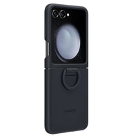 Thumbnail for Samsung Silicone Case with Ring for Galaxy Z Flip5 - Indigo