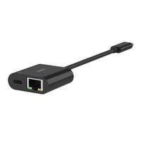 Thumbnail for Belkin Connect USB-C to Ethernet + Charge Adapter- Black