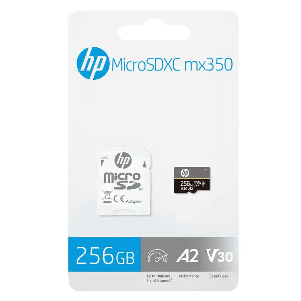 HP 256GB U3 A2 Micro SD Memory Card
