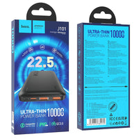Thumbnail for Hoco J101 10000 mAh 22.5W Ultra Thin Astute Power Bank - Black