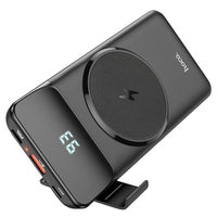 Thumbnail for Hoco J76 22.5W PD QC3.0 Magnetic 15W Wireless Charging Power Bank 10000 mAh - Black