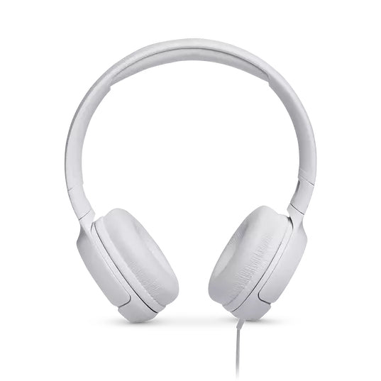 JBL Tune 500 Wired on-ear headphones - White