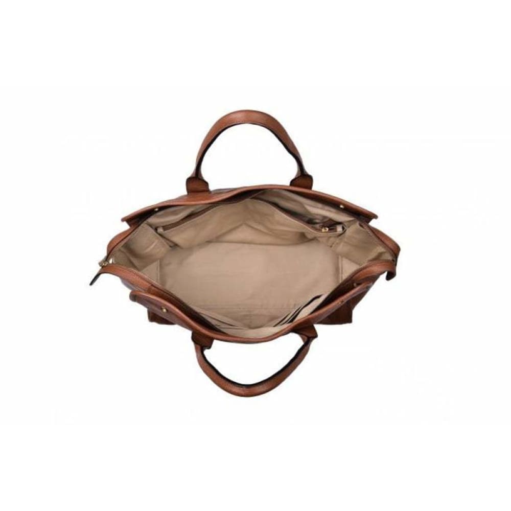 Leather United Weekender - Tan (Genuine Leather)