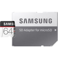 Thumbnail for Samsung PRO Endurance microSD Card with Adapter - 64GB |4K|Class 10|UHS-I| 100 MB/s