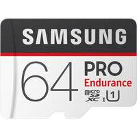 Thumbnail for Samsung PRO Endurance microSD Card with Adapter - 64GB |4K|Class 10|UHS-I| 100 MB/s