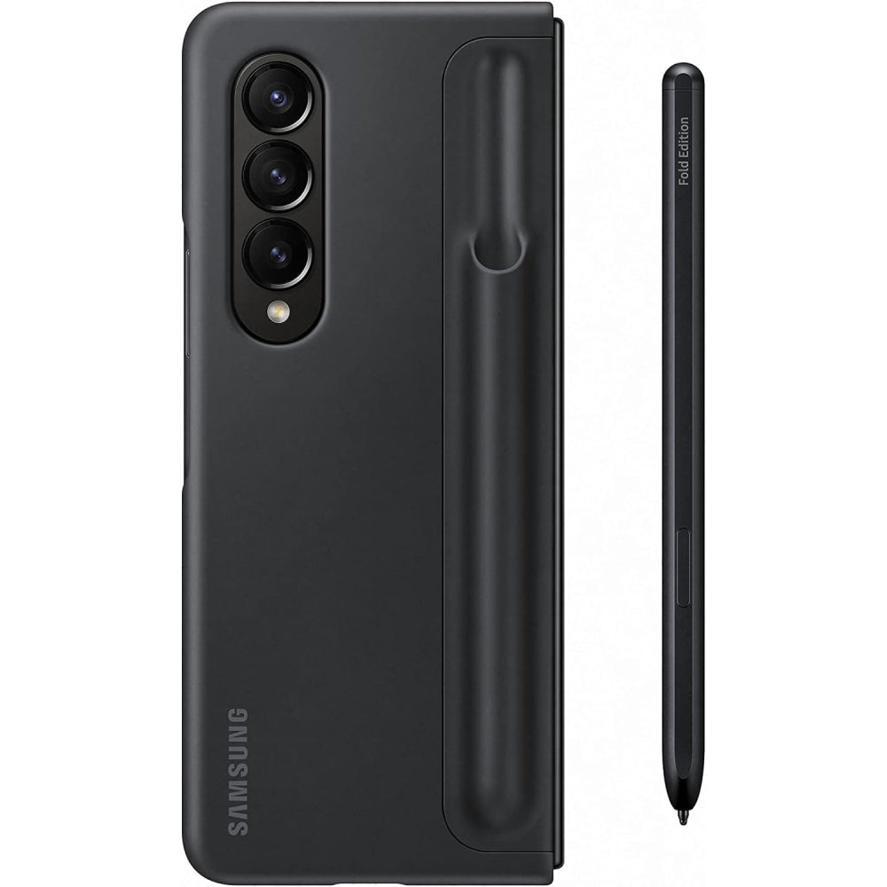 OPEN BOX Samsung Galaxy Z Fold 4 Standing Case Cover with Pen - Black