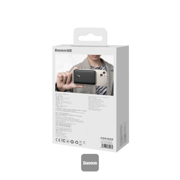 Baseus Magnetic Mini Wireless Charging Power Bank 6000mAh 20W - Black