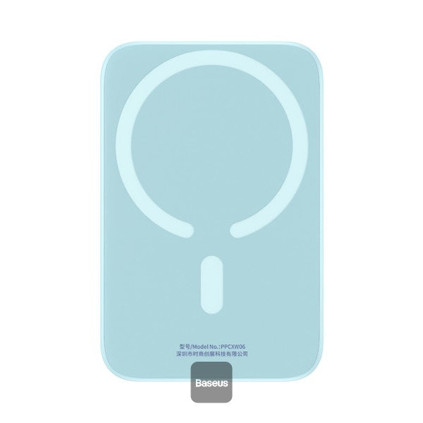 Baseus Magnetic Mini Wireless Charging Power Bank 6000mAh 20W (Overseas Edition) - Blue