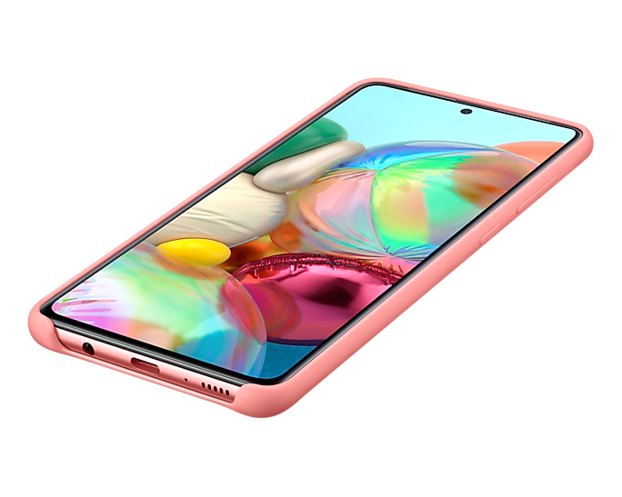 Samsung Galaxy A71 Silicone Cover - Pink