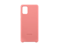 Thumbnail for Samsung Galaxy A71 Silicone Cover - Pink