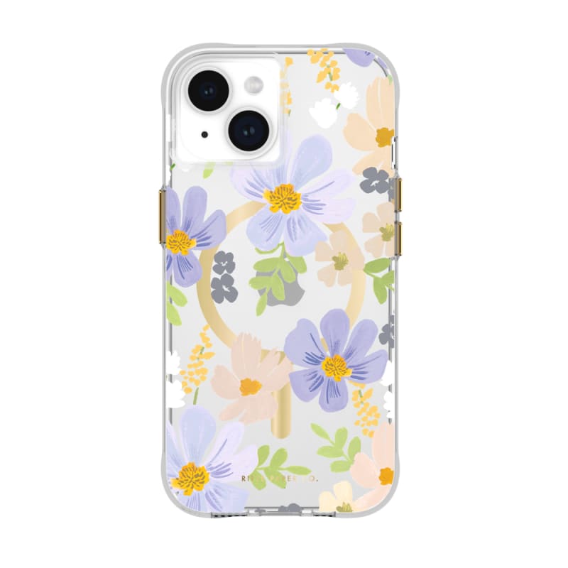 Case-Mate Rifle Paper MagSafe Case for iPhone 15 - Pastel Marguerite