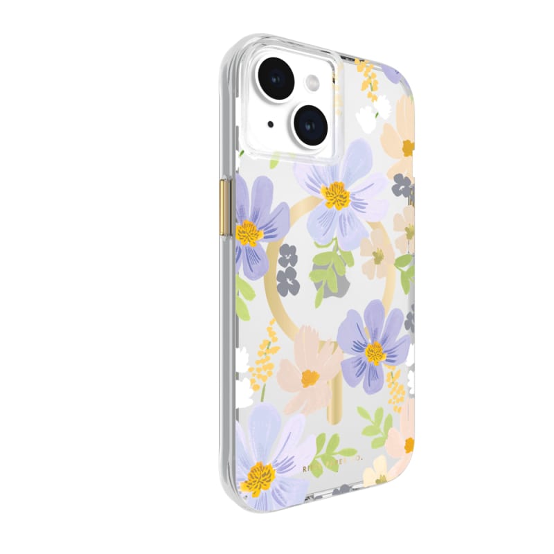Case-Mate Rifle Paper MagSafe Case for iPhone 15 - Pastel Marguerite