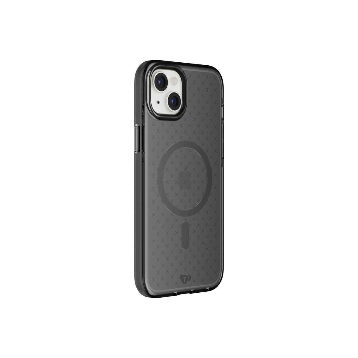 Tech21 Evo Check - Apple iPhone 15 Plus Case MagSafe Compatible - Smokey Black