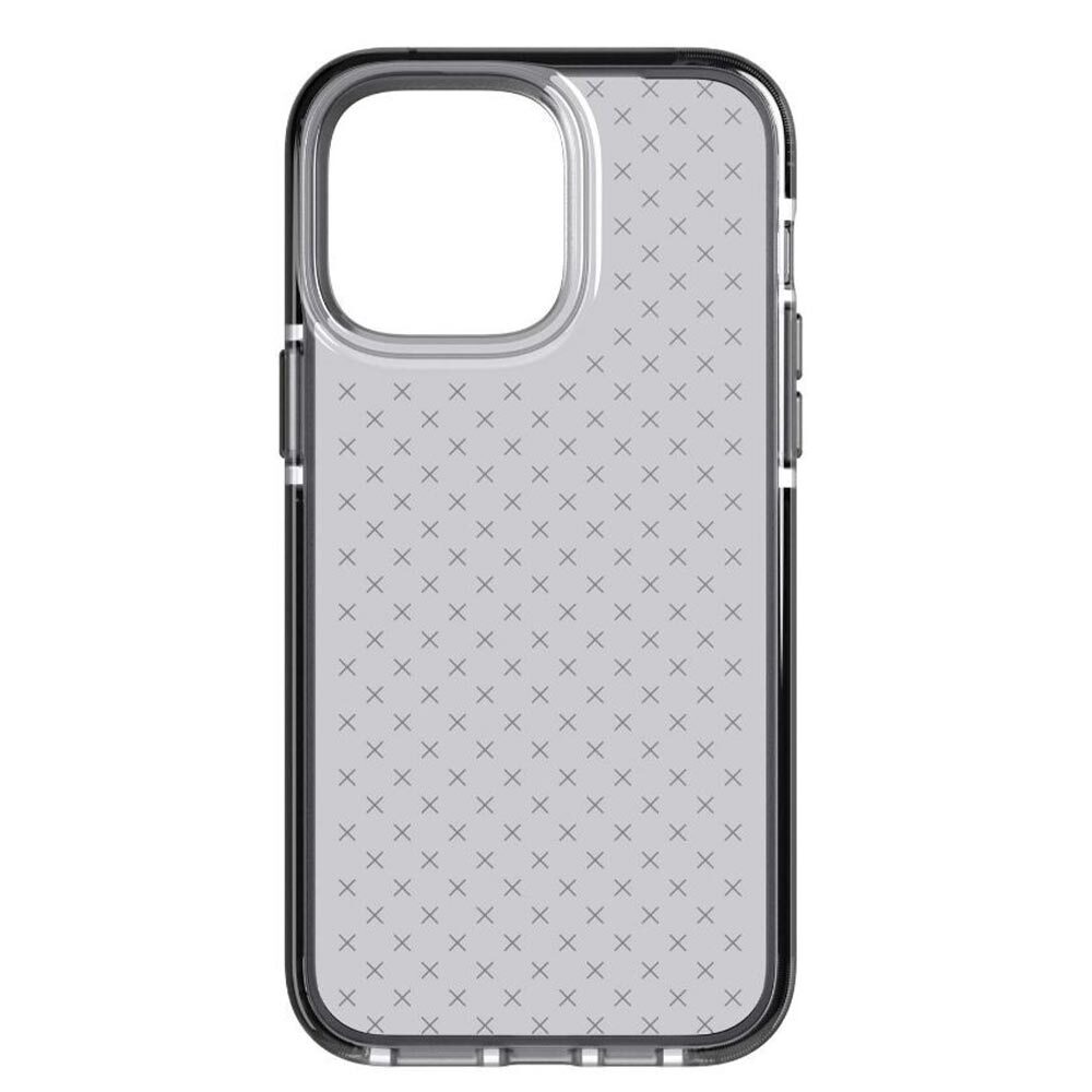 Tech21 EvoCheck Case for iPhone 14/15 Plus - Smokey/Black