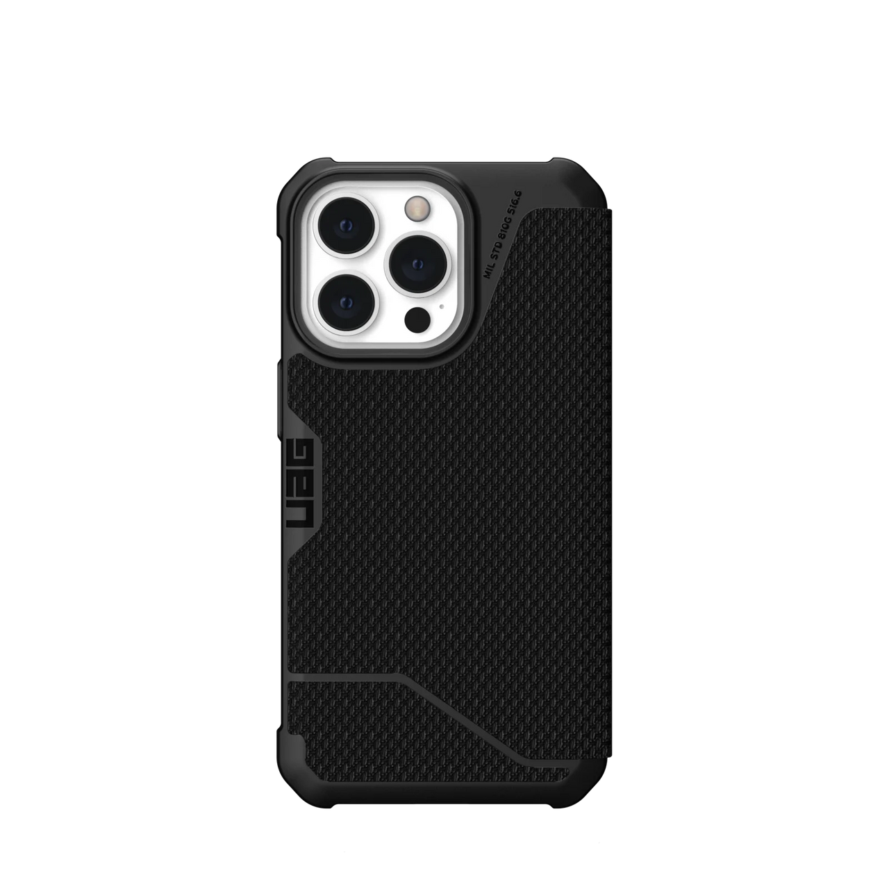 UAG Metropolis Folio 5G Case for iPhone 13 Pro - Kevlar Black