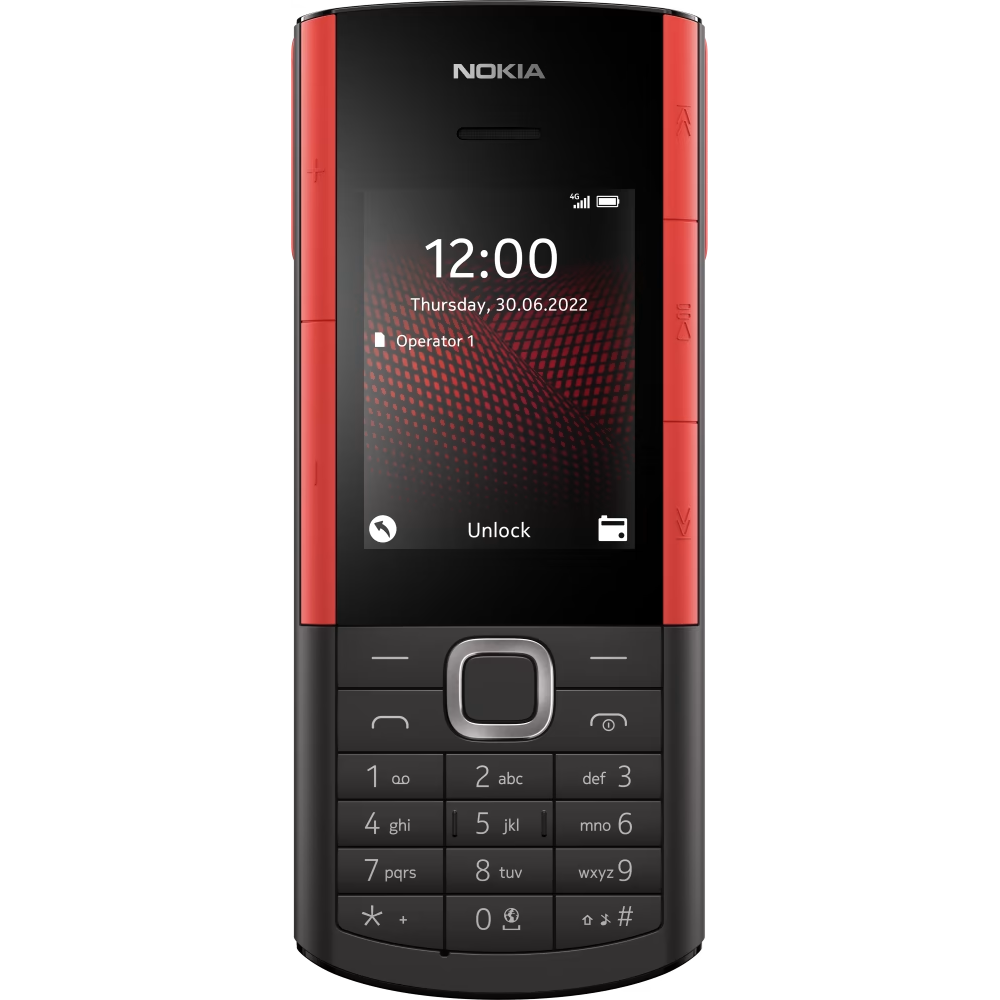 Nokia 5710 4G Big Button Phone Unlocked - Anzo Black