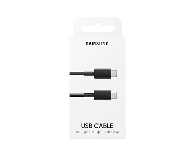 Samsung USB C to USB C Cable 5A | 100W | 1Meter Cord- Black