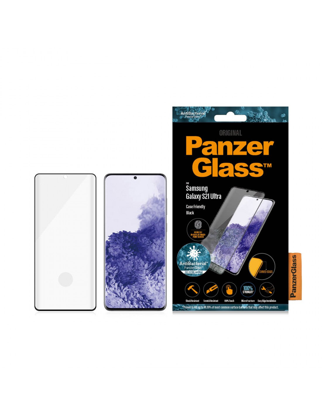 Panzer Glass Screen Protector For Samsung Galaxy S21 Ultra (CASE FRIENDLY)