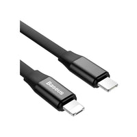 Thumbnail for Baseus Portable USB-A to Lightning Cable 23cm Short cord - Black