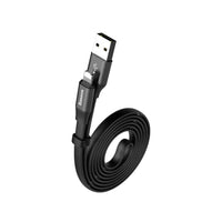 Thumbnail for Baseus Portable USB-A to Lightning Cable 23cm Short cord - Black