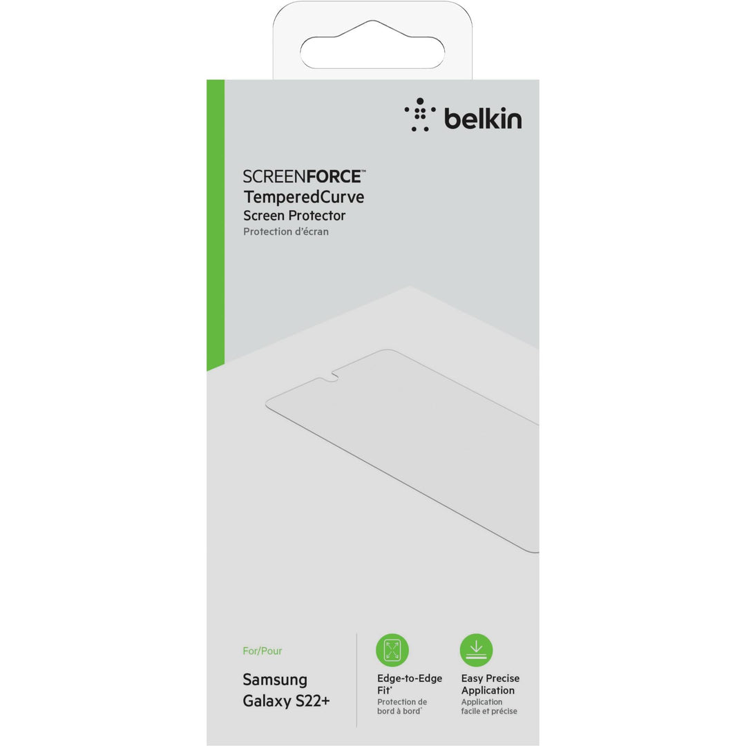 Belkin Tempered Curve Screen Protector for Samsung Galaxy S22+ (6.6) - Clear