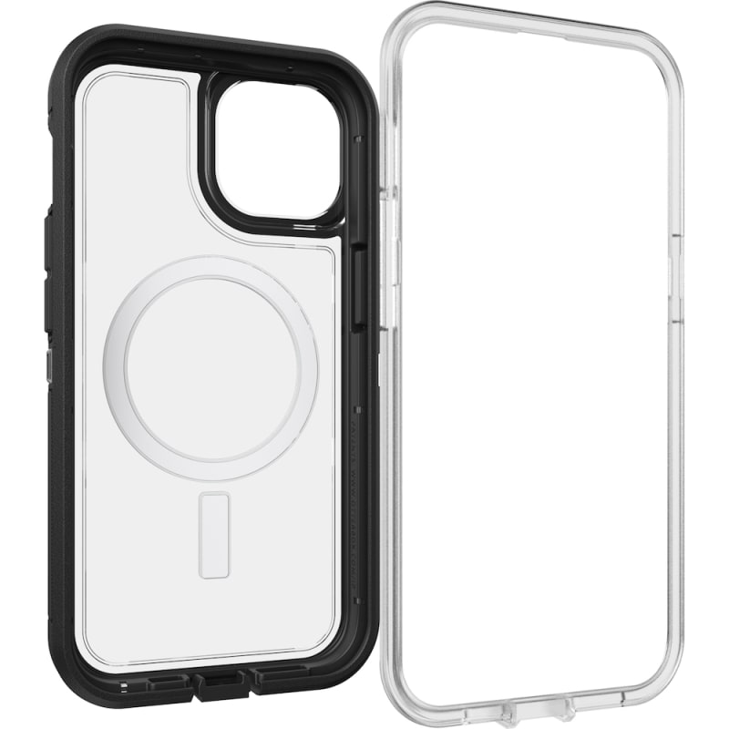 Otterbox Defender XT Clear MagSafe Case For iPhone 13, 14 (6.1") - Clear / Black