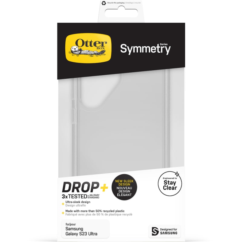 Otterbox Symmetry Clear Case for Samsung Galaxy S23 Ultra - Clear