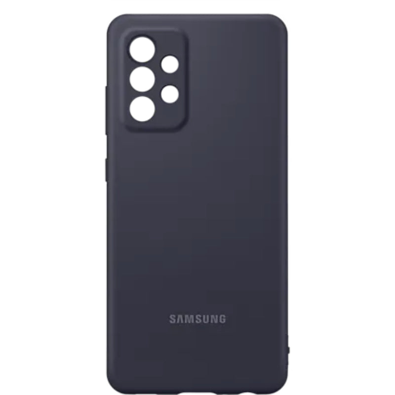 Samsung Galaxy A52/5G A52s 5G Silicone Cover Case - Black