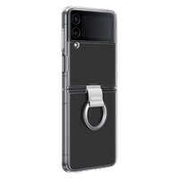 Thumbnail for Samsung Galaxy Z Flip 4 Clear Cover with Ring - Transparent