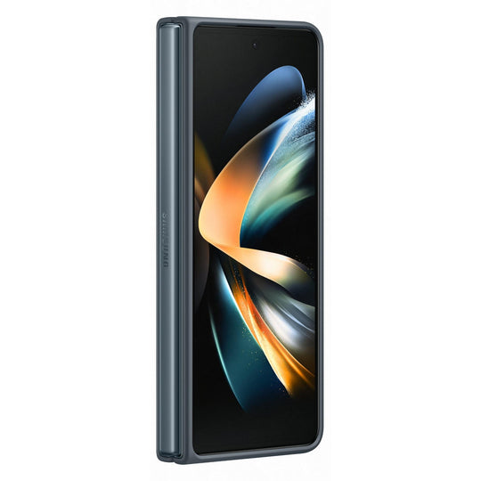 Samsung Galaxy Z Fold4 Leather Cover - Moss Grey