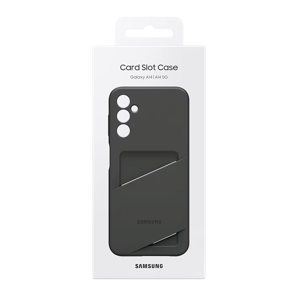 Samsung Card Slot Case for Galaxy A14 - Black